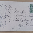 Jenny Nyström: Lapsi kirjoittaa nimeä joulupakettiin p. 1940 - pikkukuva 2