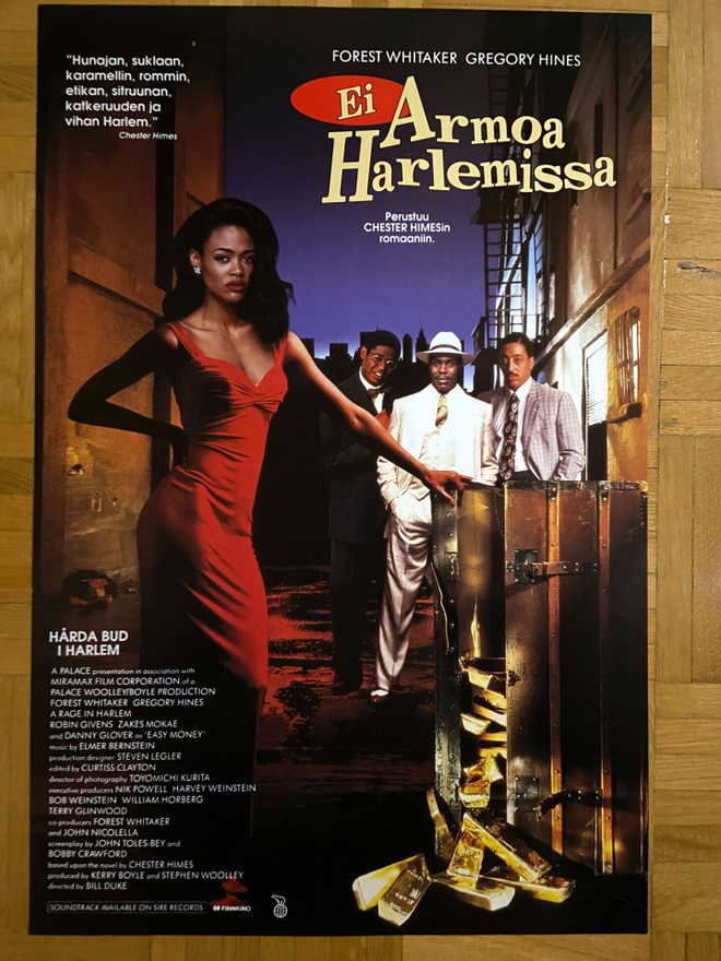 Vanha elokuvajuliste: Ei armoa Harlemissa