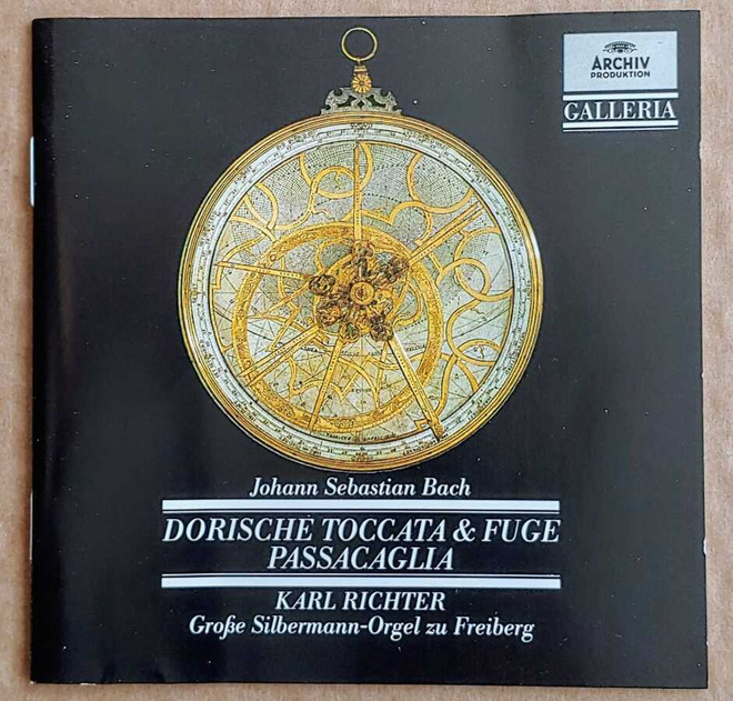 BACH • RICHTER: Dorische Toccata & Fuge et al, RI RM CD 198?