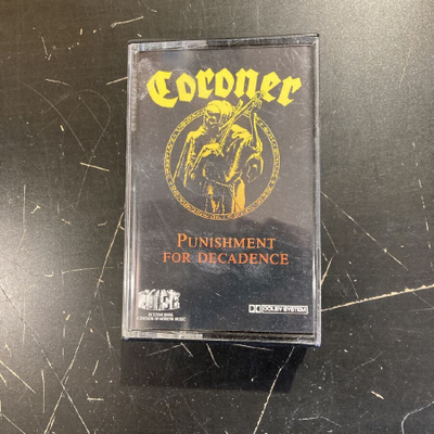 Coroner - Punishment For Decadence (GER/1988) C-kasetti