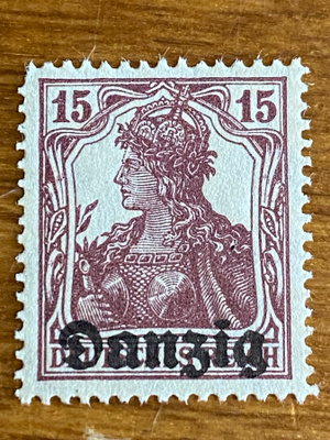 SAKSA DANZIG 1920 MERKKI**