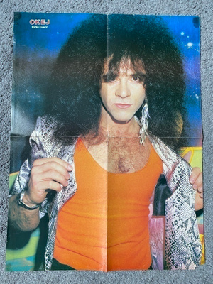 Eric Carr KISS juliste ja Taskupokkari