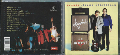 AGENTS & JORMA KÄÄRIÄINEN . CD-LEVY . AGENTS IS MORE!