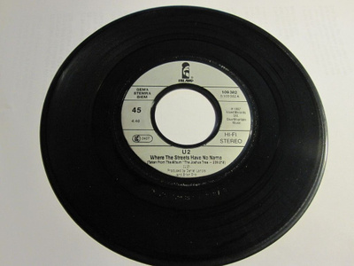 U2: Where The Streets Have No Name 7"