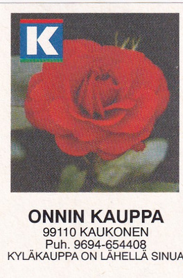 Kaukonen, Onnin Kauppa , Kesko  , 7/12