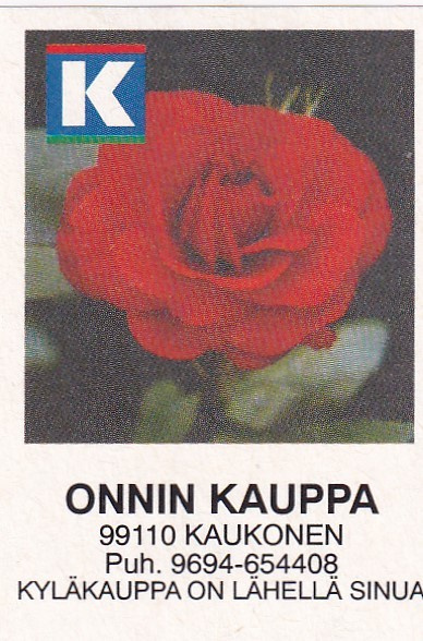 Kaukonen, Onnin Kauppa , Kesko  , 7/12
