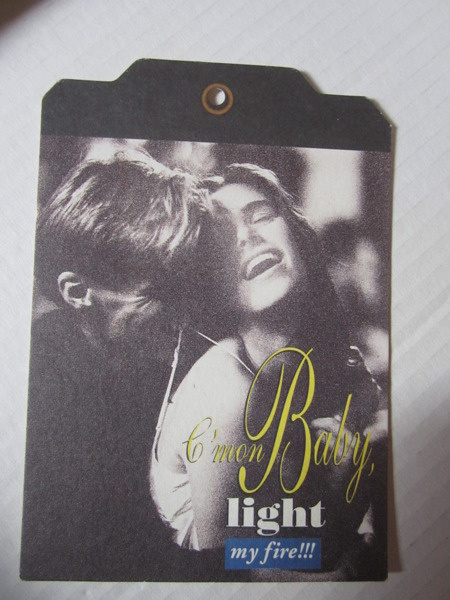 Kortti / Label Cards / R. Lang C'mon baby light my fire