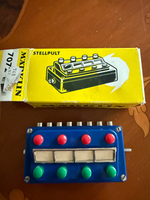 Märklin 7072 Stellpult H0 ohjauspaneeli + alkuperäinen laati