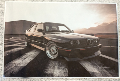 BMW M3 E30 Vintage Kangastaulu UUSI ( VIIMEINEN kpl)