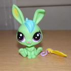 LITTLEST PET SHOP vihreä Jolly Rolly PUPU + amuletti - pikkukuva 2