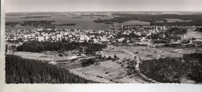 Kuopio: Näkymä Puijolta (pitkä kortti)