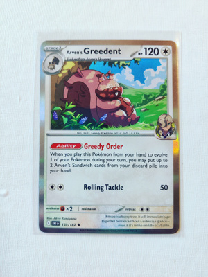 Arven's Greedent Holo Rare