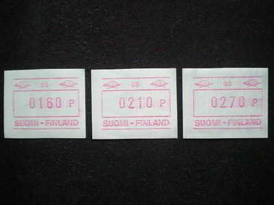 ATM-merkkejä ATM15 - NRO 03 ** - LaPe 7 €