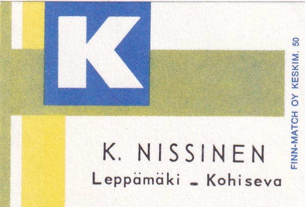Leppämäki - Kohiseva  K. Nissinen , Kesko    4/16