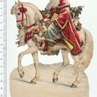 * EF - BK 5124, pukki ratsastaa, 16,5x11,5 cm, UUSI * - pikkukuva 1