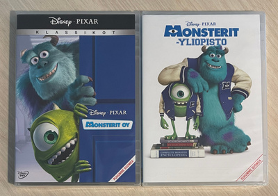 Monsterit Oy & Monsterit-yliopisto (2DVD) animaatio (UUSI)
