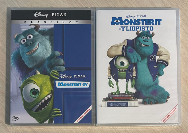 Monsterit Oy & Monsterit-yliopisto (2DVD) animaatio (UUSI)