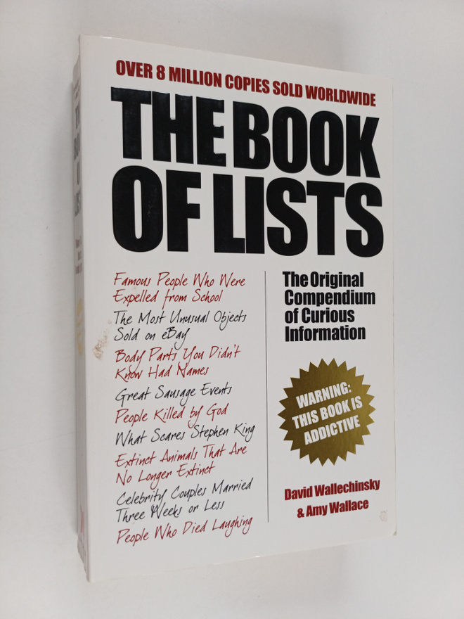 David Wallechinsky : The Book of lists