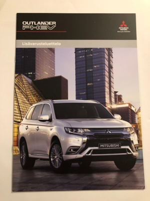 Myyntiesite - Mitsubishi Outlander Phev - 7/2018