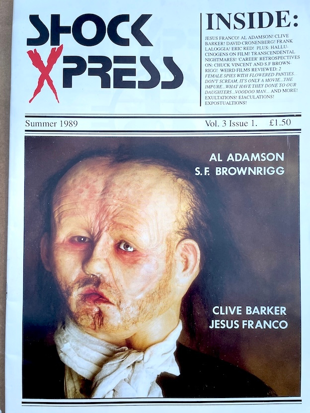 Shock Xpress 1/1989 - Jesus Franco, Al Adamson, Cronenberg