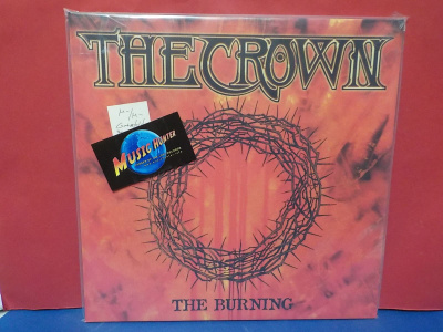 THE CROWN - THE BURNING M-/M- UK&EU JUN 14 2019 PRESS LP