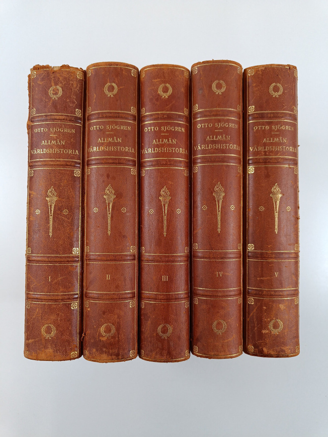 Otto Sjögren : Allmän världshistoria 1-5