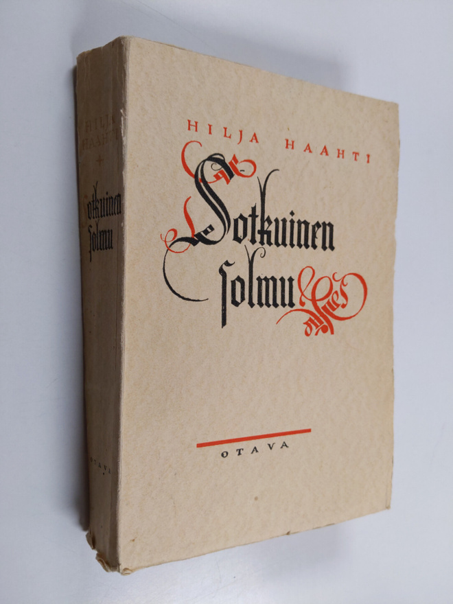 Hilja Haahti : Sotkuinen solmu