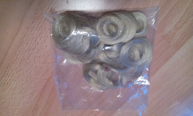 Luonnonkuitu hiuksia / harjaksia 30g
