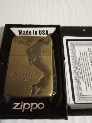 Zippo Michael Jackson Limited Edition Uusi ja Aito