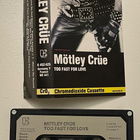 MÖTLEY CRUE Too Fast For Love 1982 - pikkukuva 3
