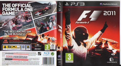 F1 2011 Formula 1 (22 647) k PS3 3 - ikäraja A1 - POS