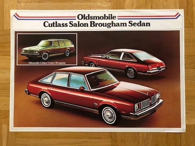 Esite Oldsmobile Cutlass Salon Brougham Sedan noin 1979