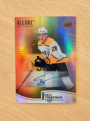 2021-22 Allure Eeli Tolvanen Full Rainbow Auto