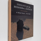 B. Michael Thorne : Statistics for the behavioral sciences - pikkukuva 1