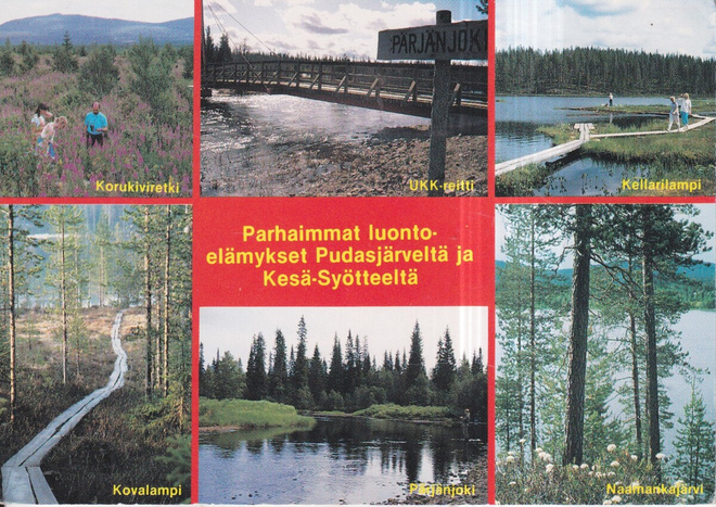Pudasjärvi. sommitelmakortti ,  e167