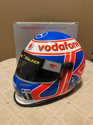 2010 Jenson Button McLaren Mercedes 1:2 Mini Helmet