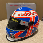 2010 Jenson Button McLaren Mercedes 1:2 Mini Helmet - pikkukuva 1
