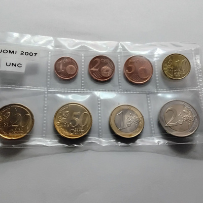 Suomi irtokolikkosarja 2007 unc