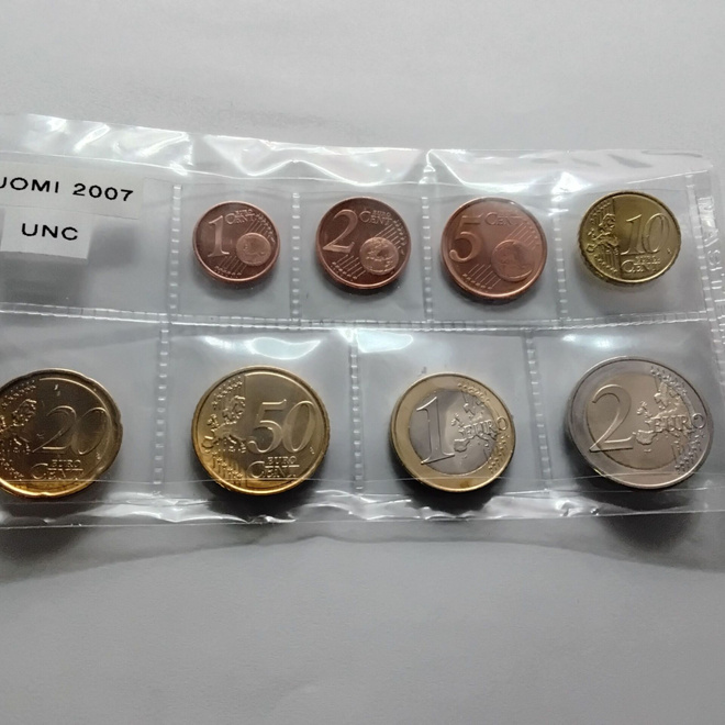 Suomi irtokolikkosarja 2007 unc