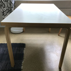 Aalto pöytä 81B, koivu - valkoinen laminaatti - pikkukuva 4