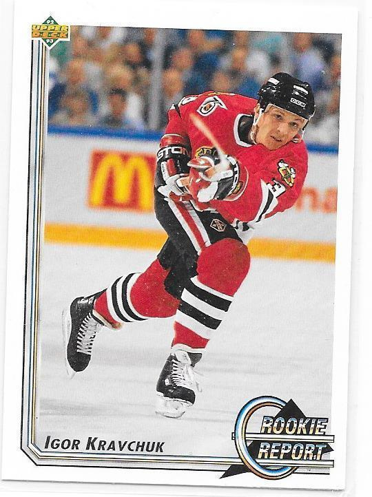 1992-93 UD Rookie Report #367 Igor Kravchuk Chicago