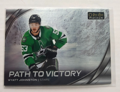 Wyatt Johnston 2025-26 OPC Platinum Path To Victory