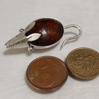 Vintage kotimainen design Hopea Hiiri solki rintakoru - pikkukuva 2