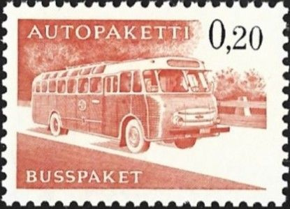 1963 AP 11  oranssi 0,20 mk  ** LaPe AP 11 xTe