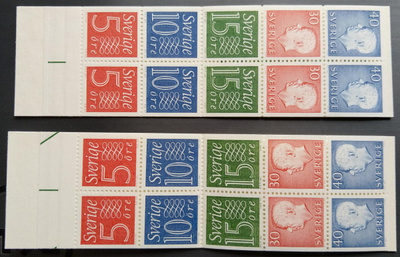 Ruotsi, postimerkkivihot v. 1966, Nrot 38 ja 39, postituore
