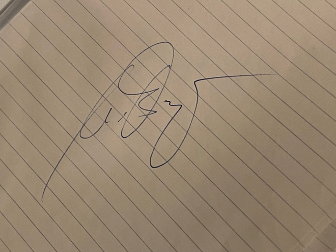 Udo Beyerin nimikirjoitus paperilla