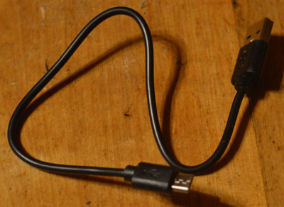 Micro USB kaapeli 28cm