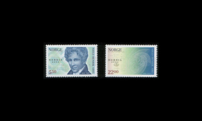 Norja 1448-9 ** Nordia postimerkkinäyttely (2002)