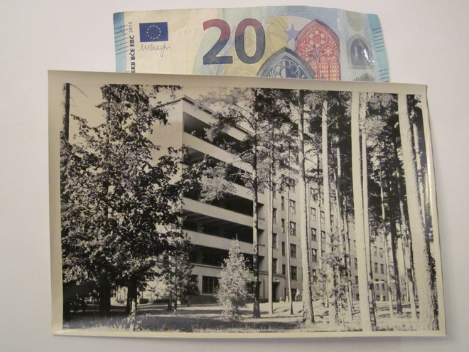 Postikortin Alkup. Valokuva Mikä Paikkakunta? 1950-l