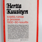 Hertta Kuusinen : Vuodenaikain myrskyt : kirjeitä, runoja... - pikkukuva 2